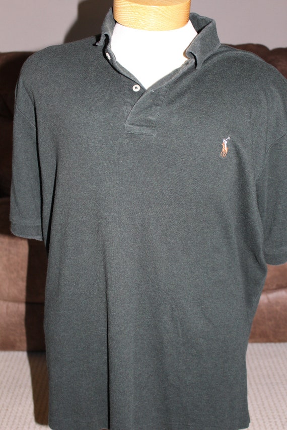 dark grey ralph lauren t shirt