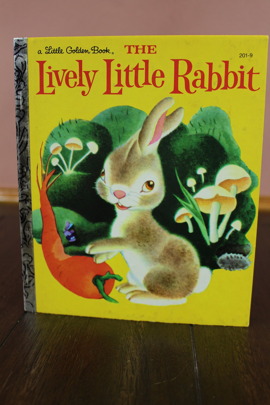 Rabbit Lively The Lively Little Rabbit~ A Little Golden Book 201-9 - Etsy