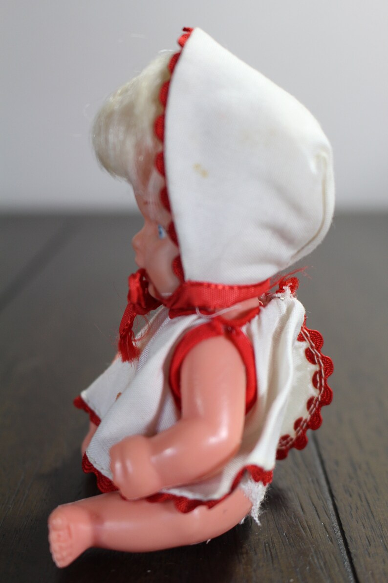 1969 Uneeda Picture Playmates Baby Doll 5 Blonde Hair Etsy