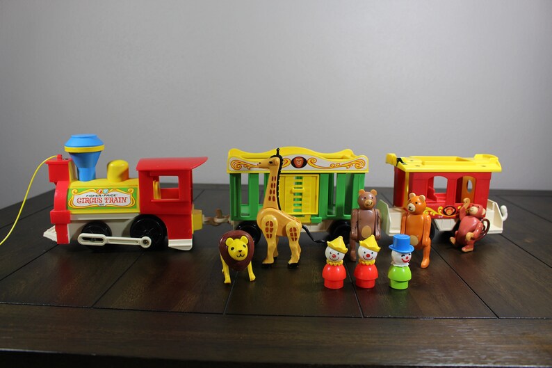 fisher price circus train 1973