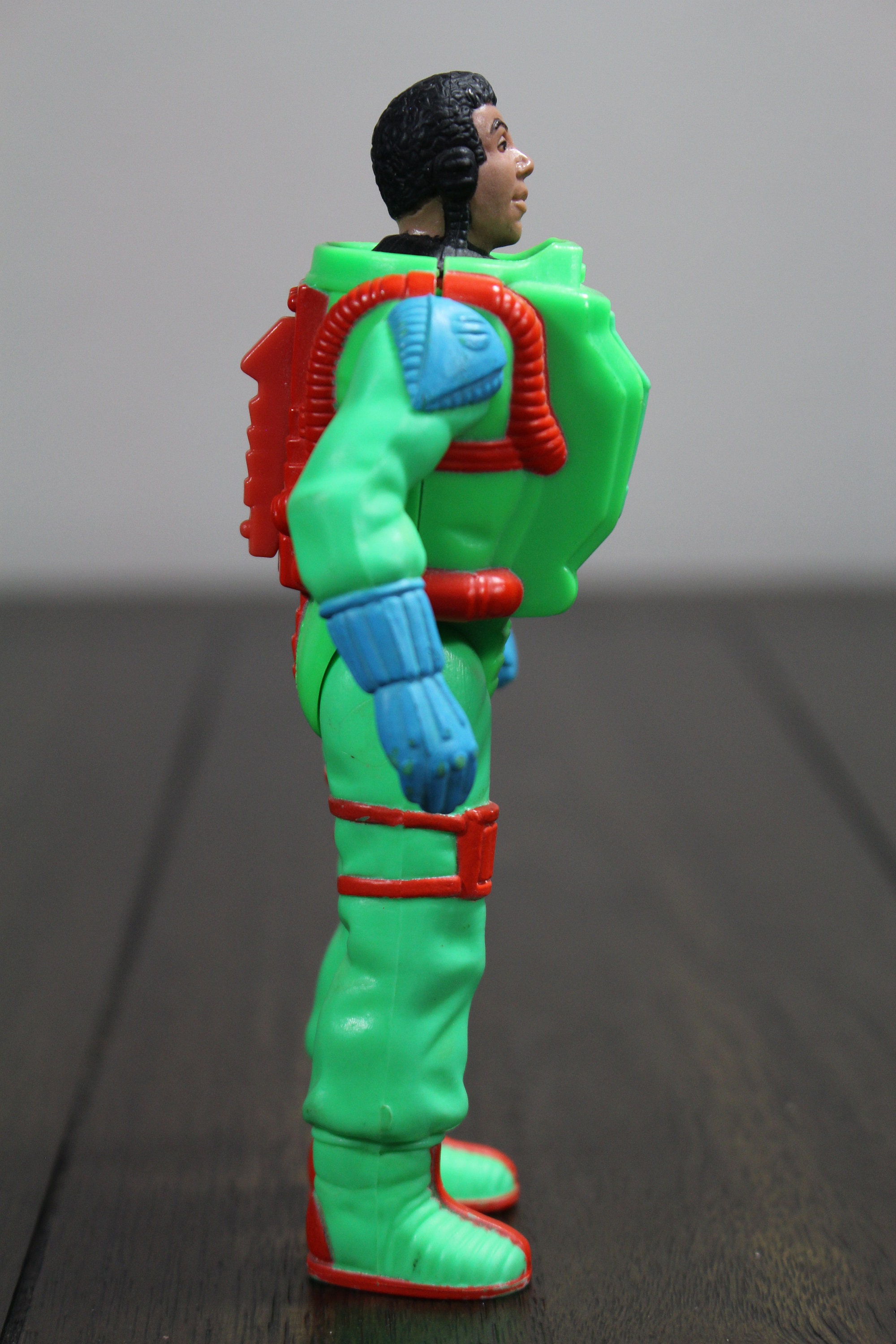 WINSTON VINTAGE 1989 KENNER FIGURE NM REAL GHOSTBUSTERS GREEN WEAPON 