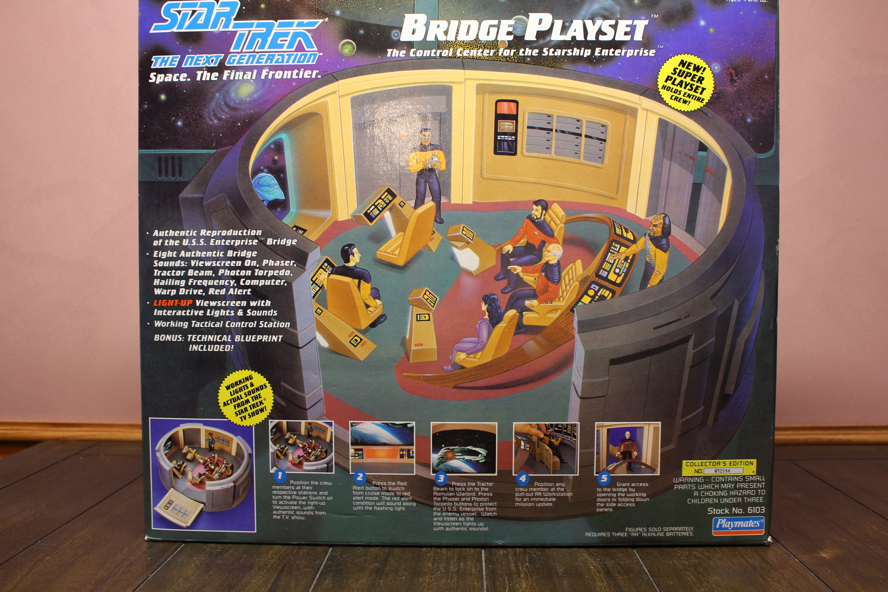 スタートレック ザネクストジェネレーションブリッジ プレイセット