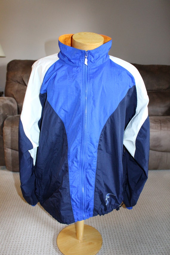 reebok jacket vintage orange