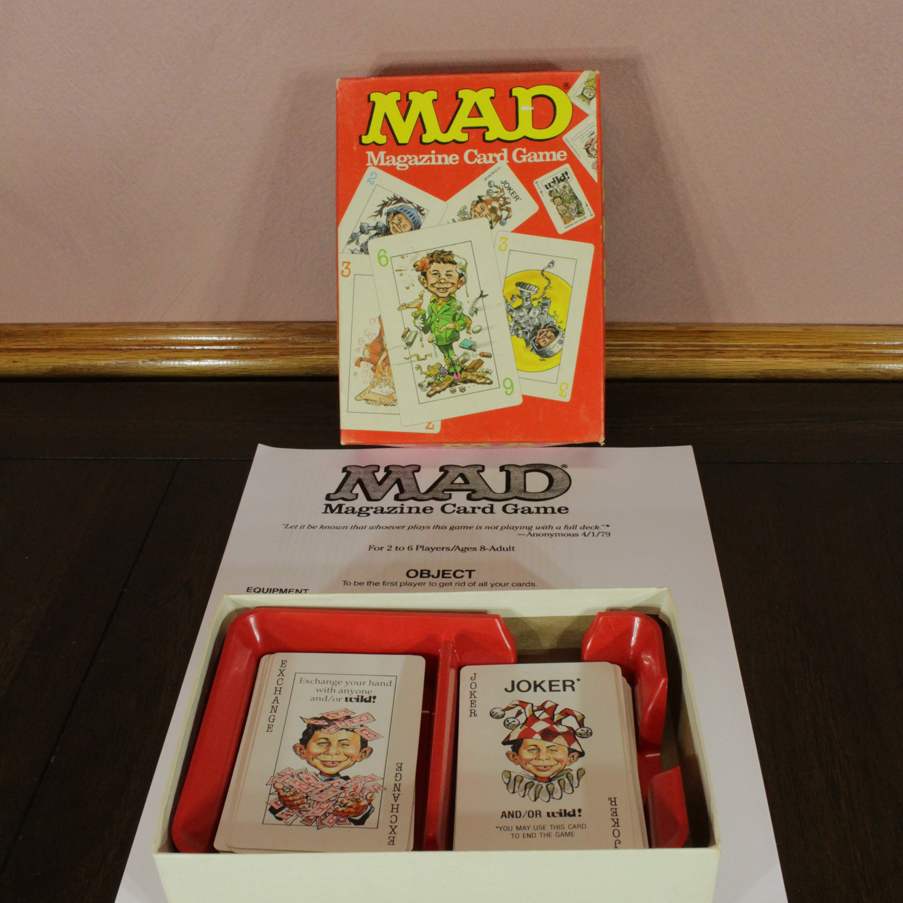 Mad Magazine Card Game Complete With Instructions 1980 Mad Magazine Card Game Complete With Instructions 1980