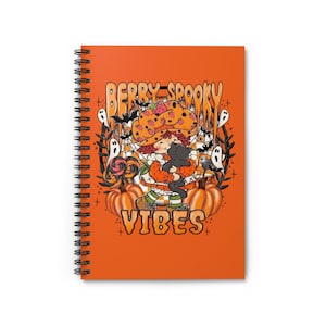 Berry Spooky Vibes, Ruled Line, Halloween Journal, Summerween Diary, Gothic Stationery, Creepy Notepad, Dark Planner