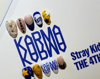 Stray Kids Karma Inspired Press On Nails