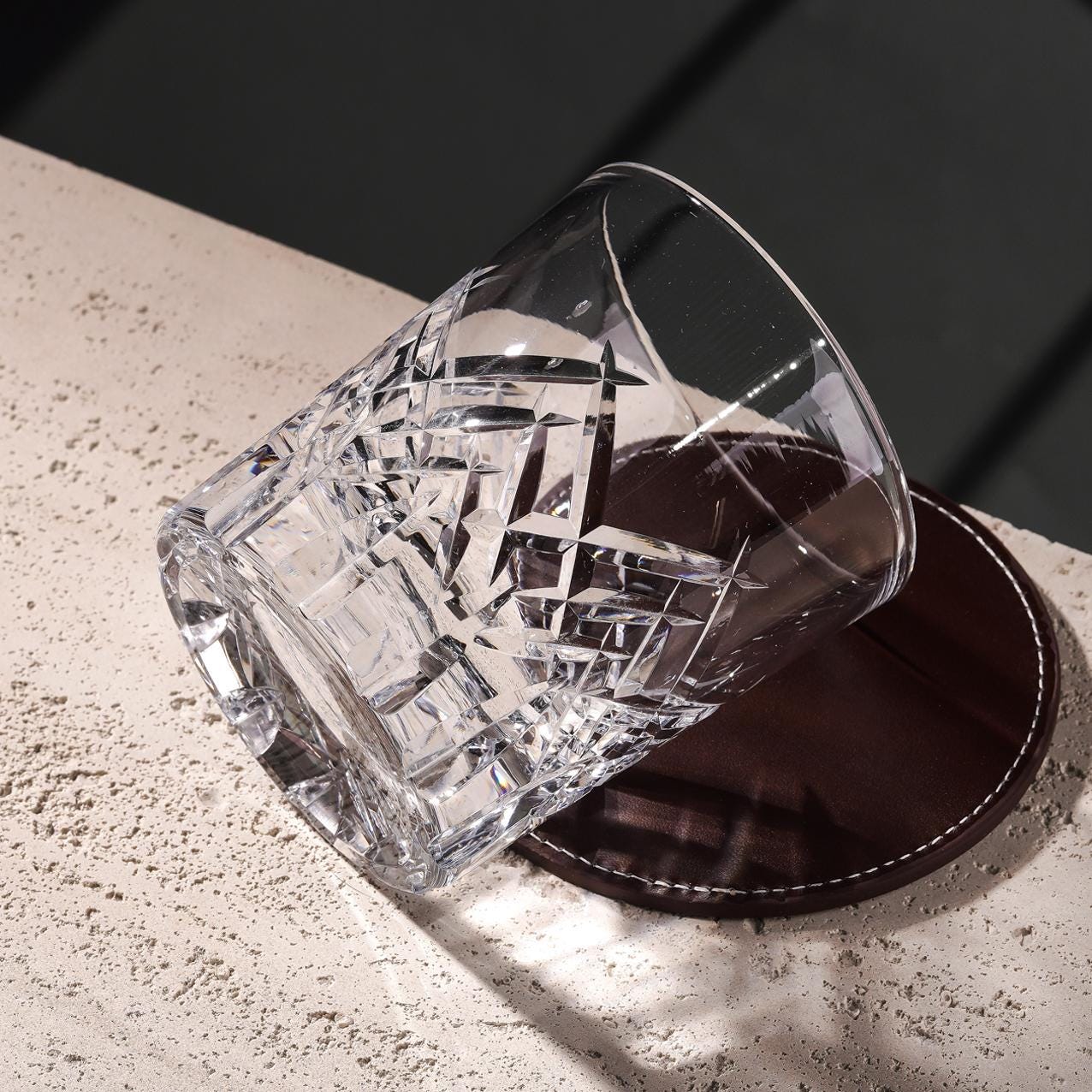 Hand cut lead crystal glasses - Etsy 日本