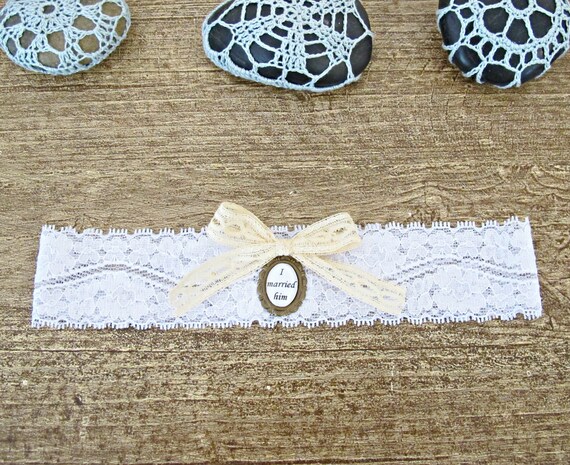 Jane Eyre Bridal Garter Stretch Lace Quote Reader I Married | Etsy