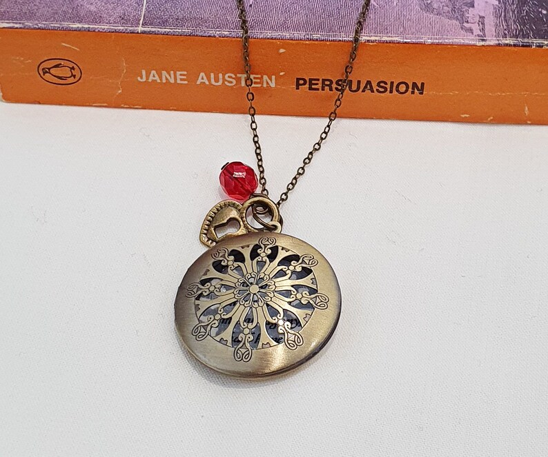 Jane Austen Locket Necklace Persuasion Quote Jewellery Jewelry You ...