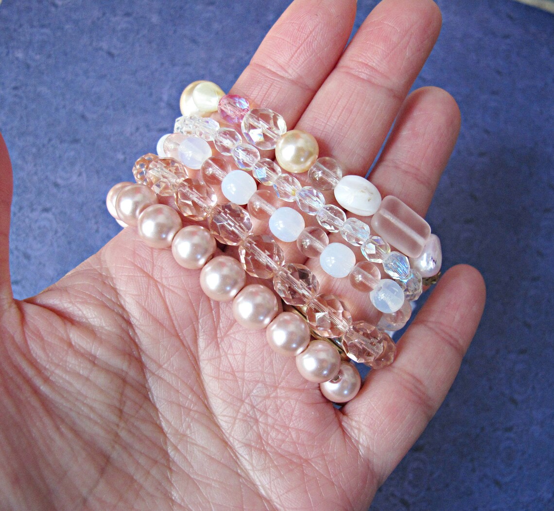 Pink Jewel Stretch Bracelet