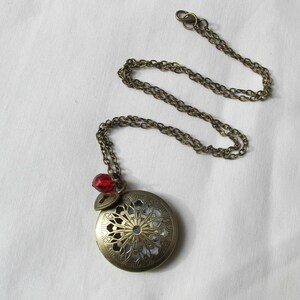 Jane Austen Locket Necklace: Persuasion Quote, Filigree Brass Jewelry ...