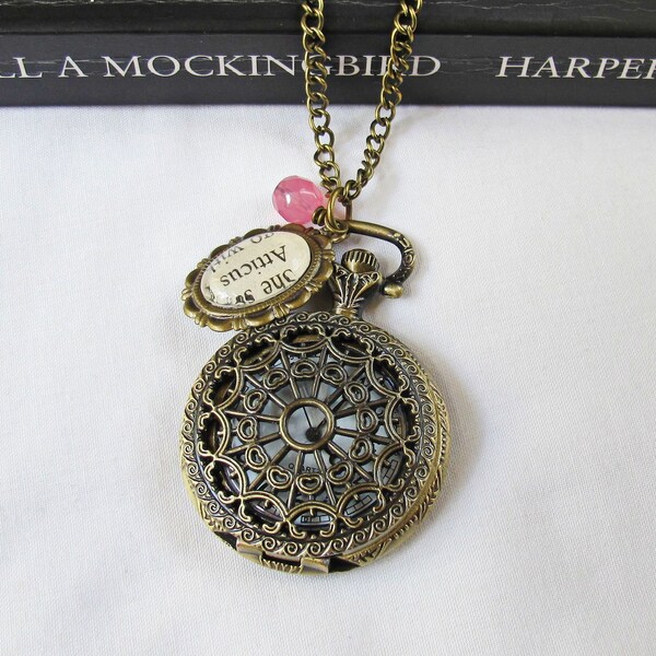 Pocketwatch Necklace Etsy