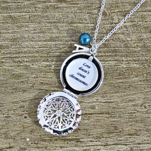 Down Syndrome Awareness Locket Necklace: Love Doesn&#39;t Count Chromosomes