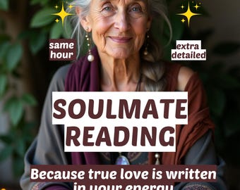Soulmate Reading, Same Hour Soulmate Love Reading, Same Day Relationship Reading, Detailed Twinflame Reading, In-Depth Pendulum Reading
