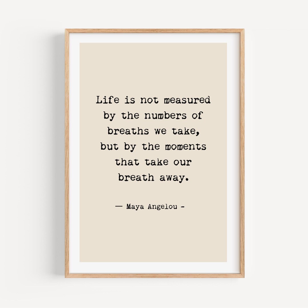 Maya Angelou Quote Typography Poster Minimalist Wall Art Maya Angelou Quote Typography Poster Minimalist Wall Art