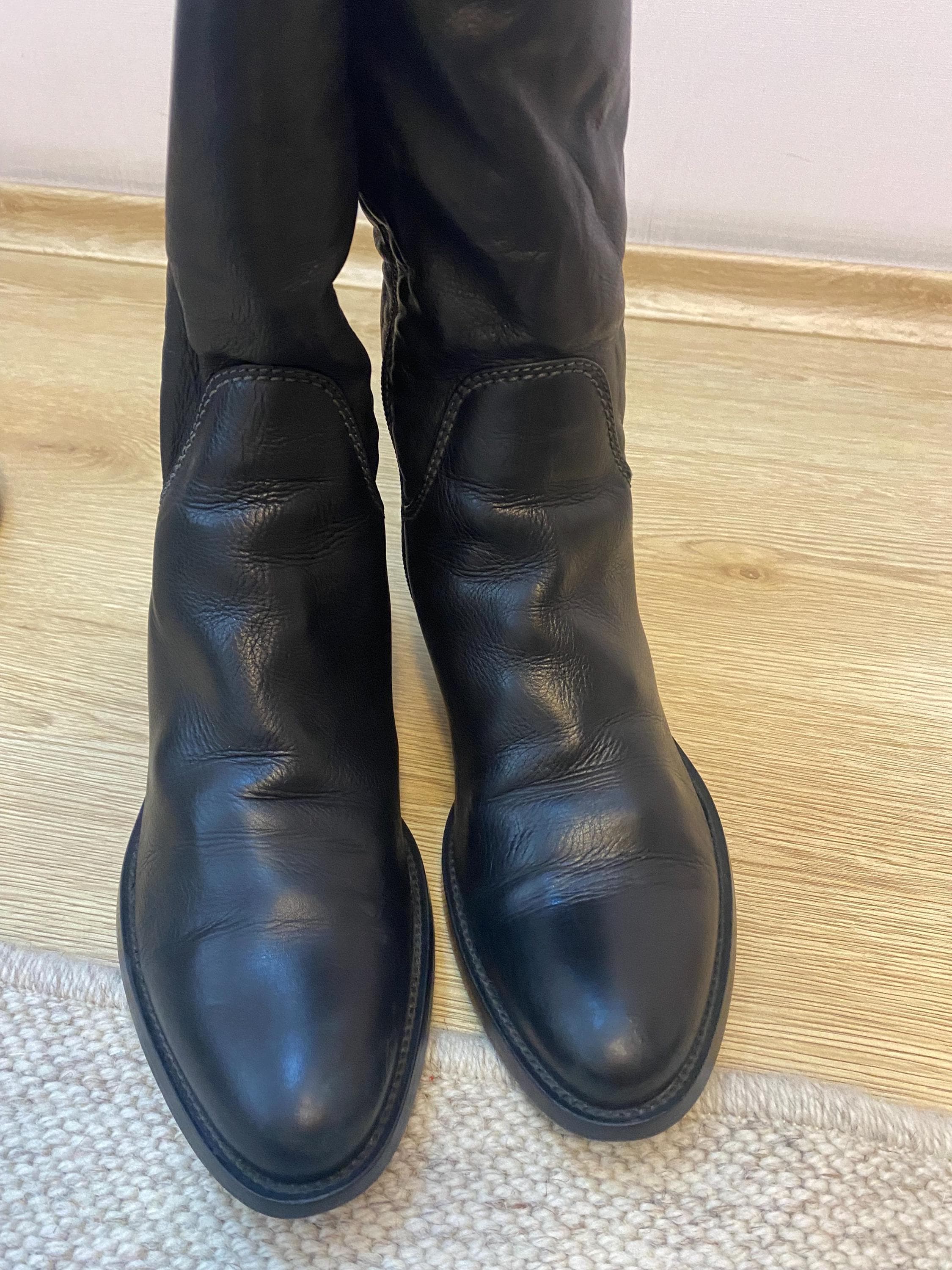 Chaussures Vintage Venezia Vera Pelle En Cuir Noir - Taille 38 - Talon 3 Cm - Italie - Parfait état