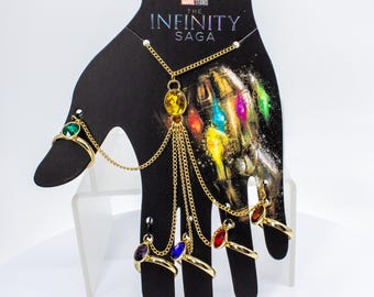 Infinity Gauntlet Inspired Hand Chain Bracelet