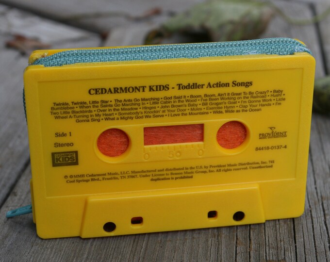 Cedarmont Kids- Toddler Action Songs- Cassette Tape Wallet - Etsy