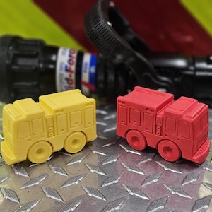 3D Printed Fire Engine Toy – Rescue Vehicle Gift for Kids - Stocking Stuffers