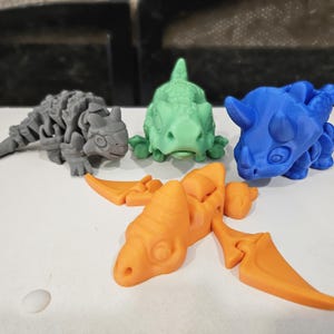 3D-geprinte speelgoedbundel – dinosaurusfiguren uit het Krijttijdperk Dino Kingdom voor kinderen - Kousvuller