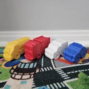 3D Printed Rescue Vehicle Bundle – Police Car, Fire Truck, and More