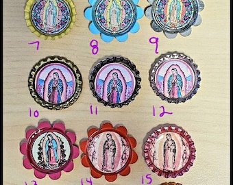 Our Lady of Guadalupe - Blessed Virgin Mary retractable badge reel