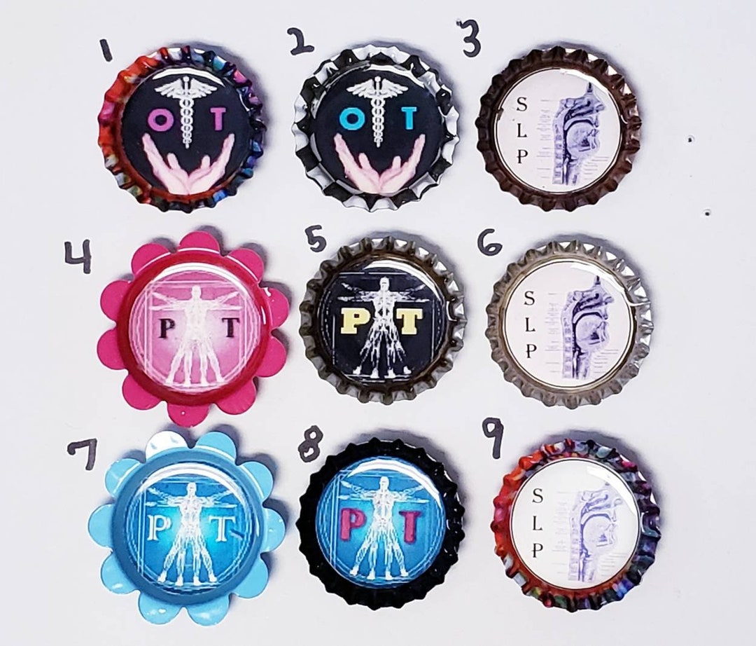 PT, OT, SLP Badge Reels - Etsy