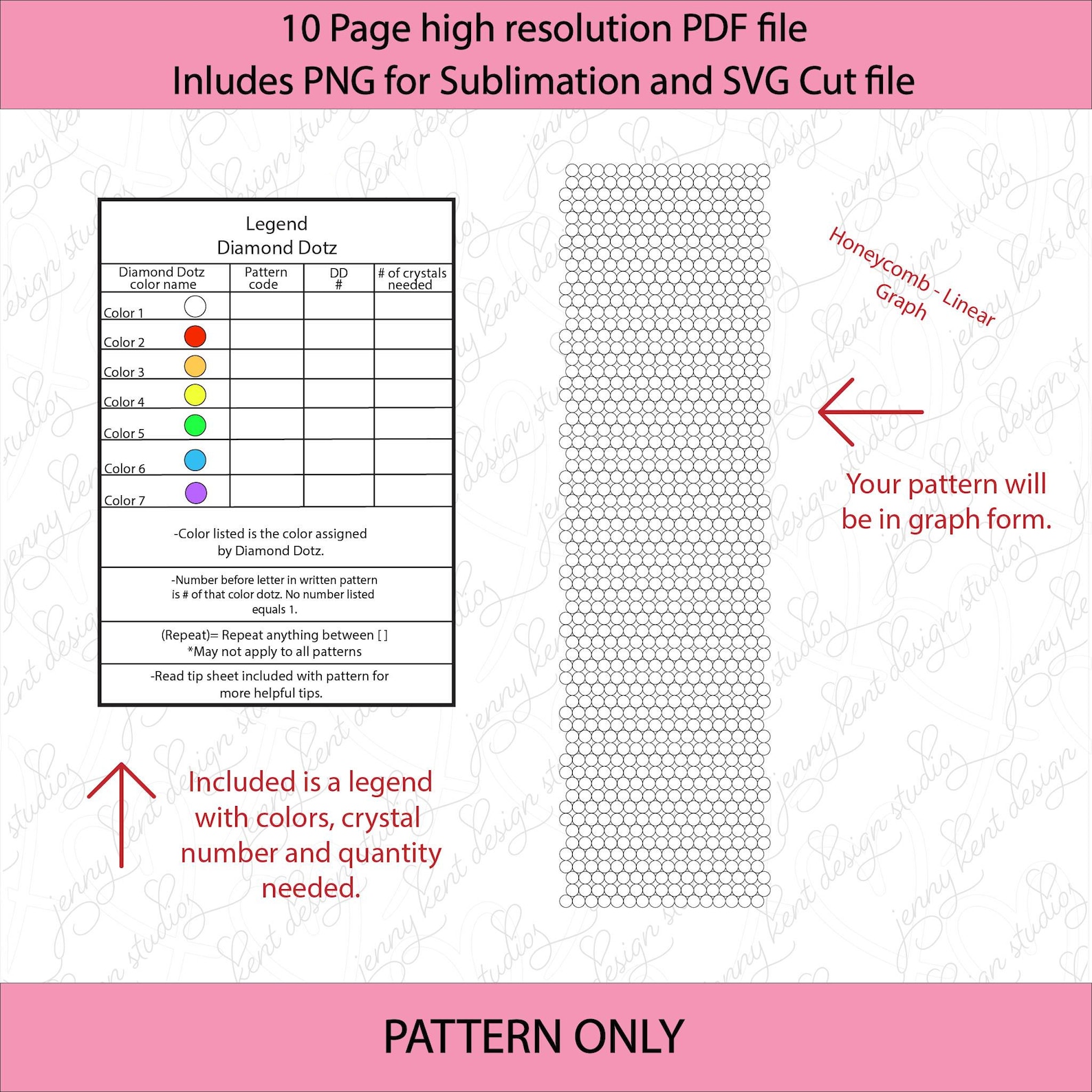 One Rhinestone Pdf Tiffs Bow Rhinestone Tumbler Template: SS10 Bling Wrap (PDF Pattern for ...