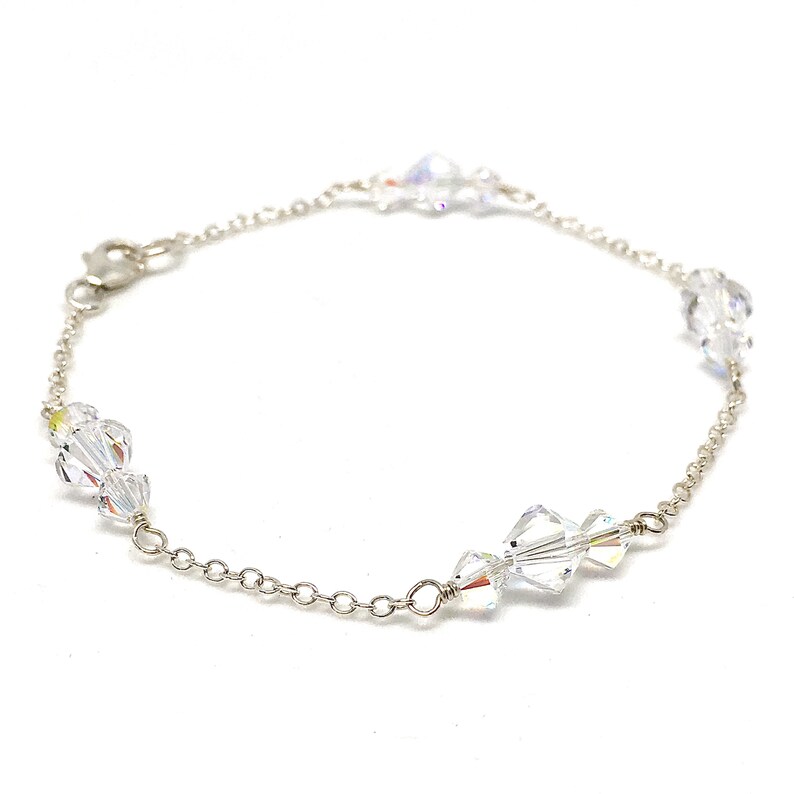 Lariat Bridal Necklace Crystal Backdrop Necklace Crystal Etsy