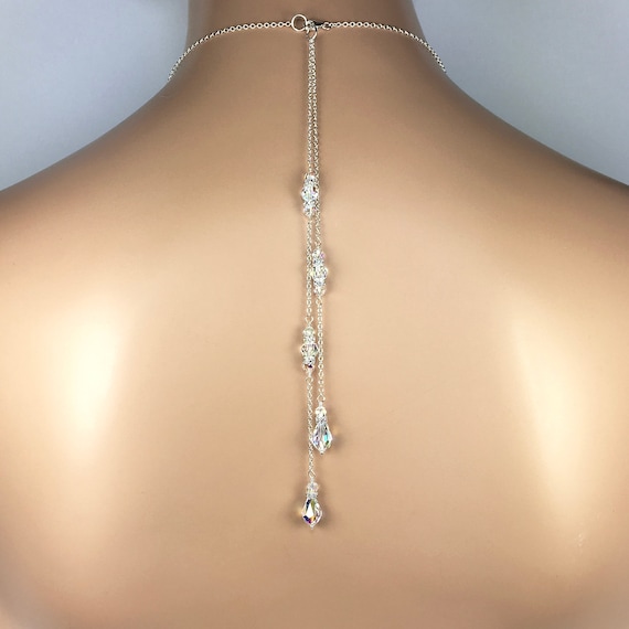 Back jewelry for prom sale