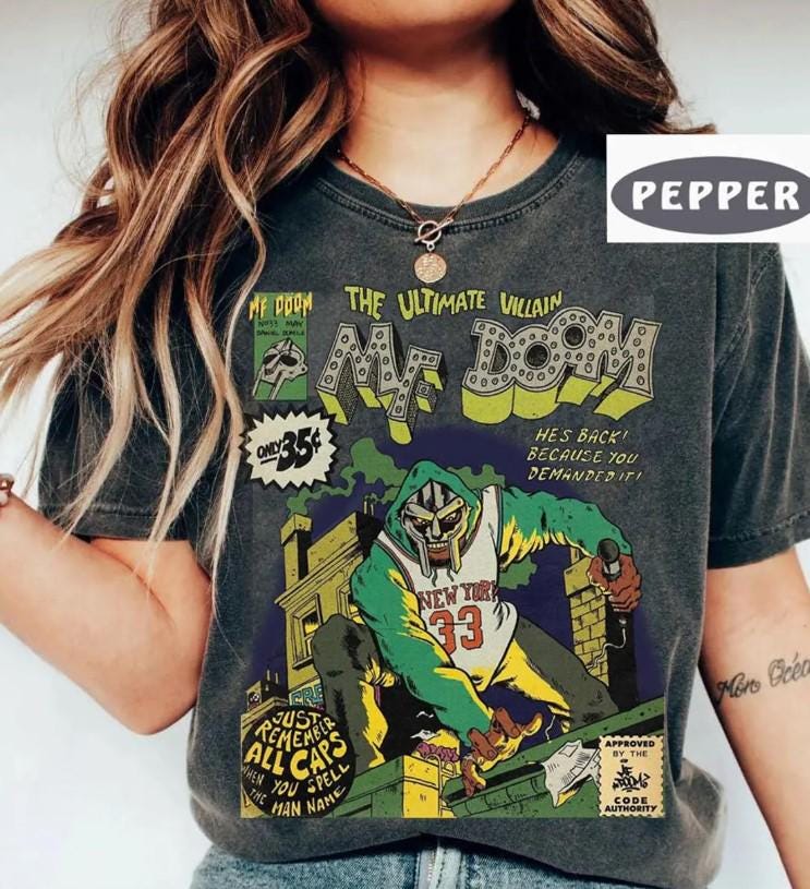 Madlib Doom All Caps T Shirt - Etsy