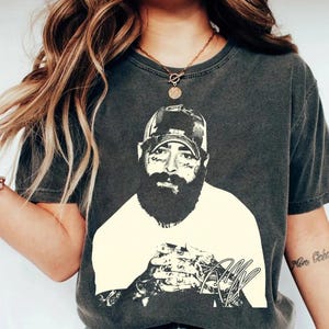 Post Malone Comfort Color T-Shirt, Cowboy Post Shirt, Western Graphic Tee, Concert Shirt, Malone Rap Music Shirt, F1 Trillion Tour Shirt
