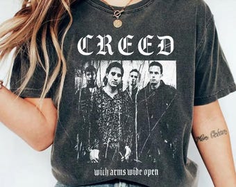 Retro Creed Metal Shirt, Creed Band Tshirt, Creed Band Fan Shirt, Creed 2025 Tour Shirt, Rock Band Creed Graphic Shirt, Creed Concert Shirt