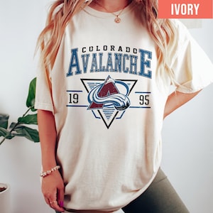 Comfort Colors® Colorado Avalanche Hockey T-shirt, Colorado Hockey Fan T-Shirt, Vintage Colorado Avalanche Tshirt, Retro Colorado Ice Hockey