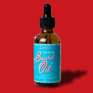 Premium Natural Beard Oil - High Quality Skin & Beard Moisturizer for Men, Anti Dandruff Beard Growth Serum for Healthy Beards, Gift For Him