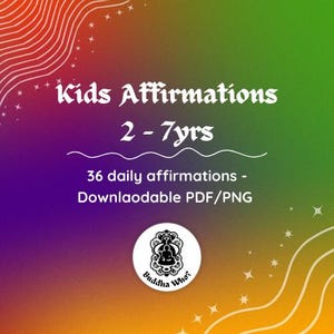 36 Affirmationen für Kinder im Alter von 2-7 Jahren, positive Gewohnheiten, Selbstvertrauen, positive Verstärkung, emotionale Regulation und Wohlbefinden