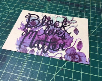 Black Lives Matter Postcard