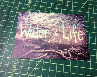 Water Is Life postcard