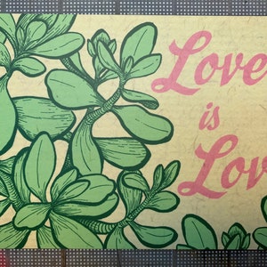 Liebe ist Liebe Postkarte