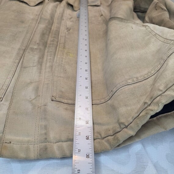Carhartt Sandstone Duck Jacket Large Distressed T… - image 10