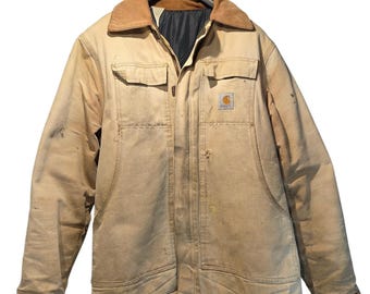 Vintage 1990s Deadstock Carhartt Blanket Lined Duck Chore Coat