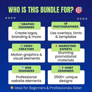 733+ GB grafisk design megapaket: logotyper, typsnitt, PSD, SVG, mallar, mockups (digital nedladdning) bild 5