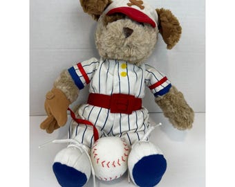Baby Gund Baseball Puppy Dog Musical Plush Toy (12")