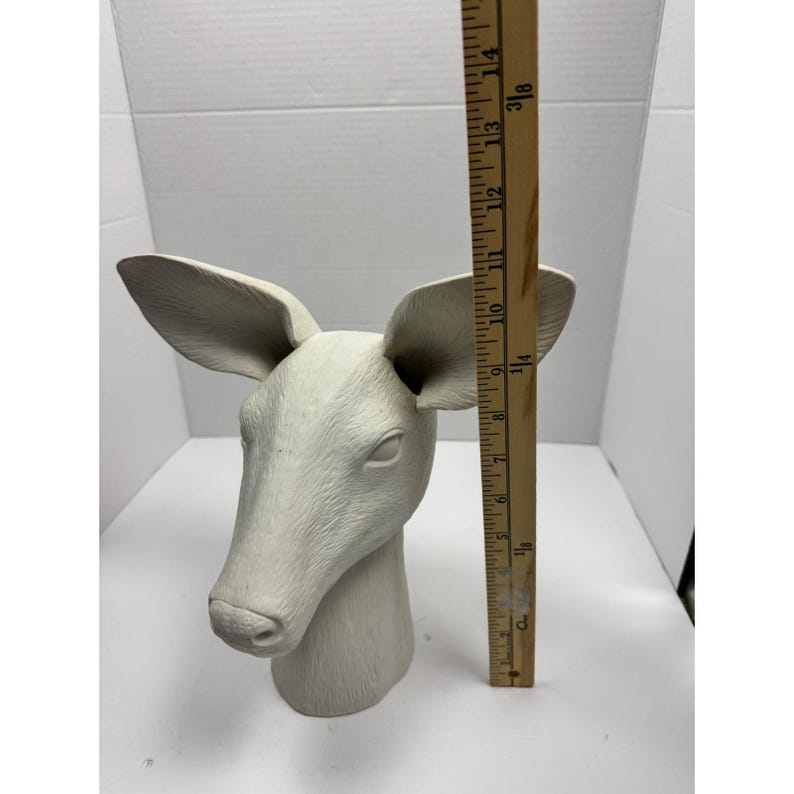 Anthropologie Anthropomorphic Cholet Dual Ceramic Flower Vase Doe Deer image 10