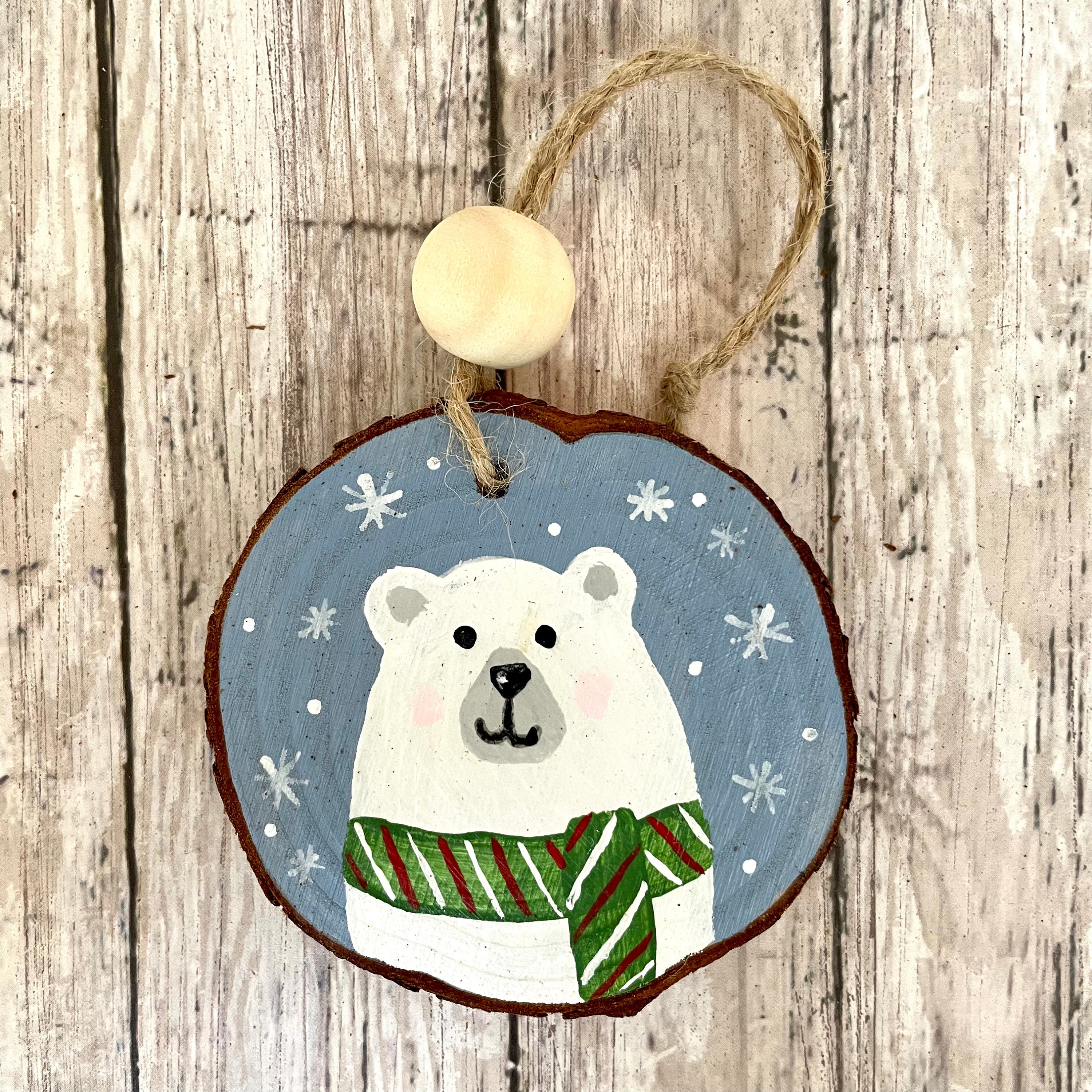 Polar bear ornament hotsell