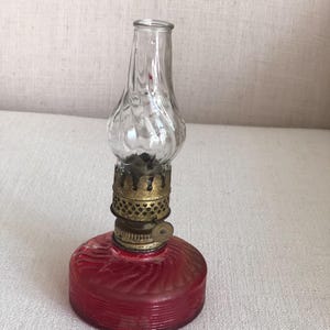 Small Hurricane Lamp 6 1/2&quot;