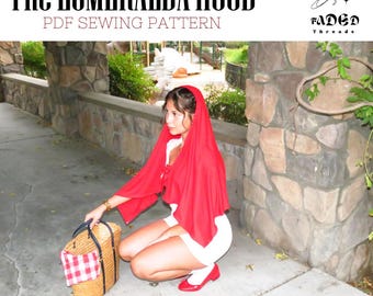 Beginner Esmeralda Hood Drape Sewing Pattern PDF