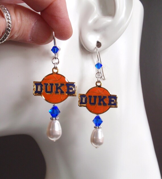 NCAA Duke Blue Devils Team Post Earrings
