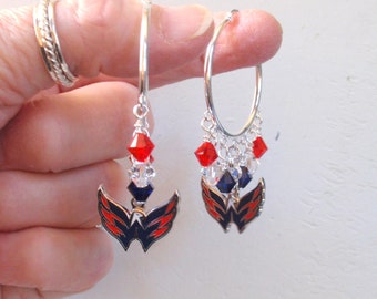 Capitals Earrings - Etsy