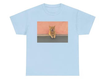 Custom Design Orange Cat Unisex Tee - Crazy Fierce Animal Lover Graphic T-Shirt, Gift for Cat Lovers, Bold Cat Shirt, Vibrant Feline Tee